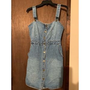 Billabong denim dress button up